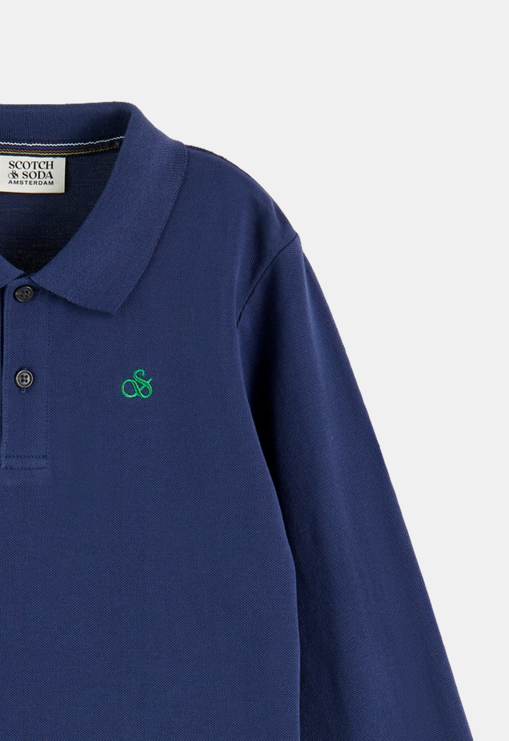 Scotch & Soda Pique Polo met Lange Mouwen (226990) Scotch & Soda Pique Polo met Lange Mouwen (226990)