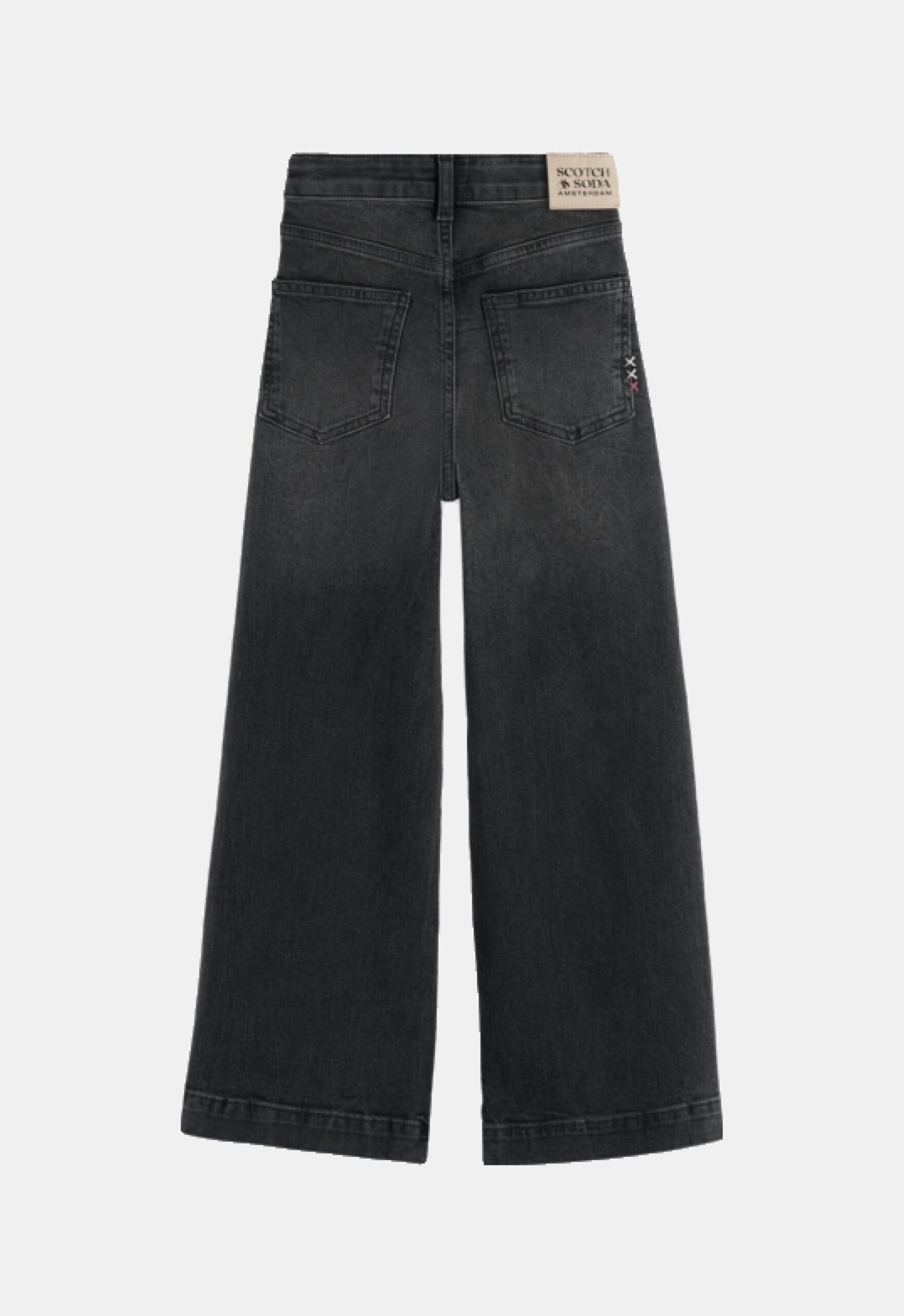 Scotch & Soda High Rise Wide Leg Jeans ‘The Wave – Black Night (235674) Scotch & Soda High Rise Wide Leg Jeans ‘The Wave – Black Night (235674)