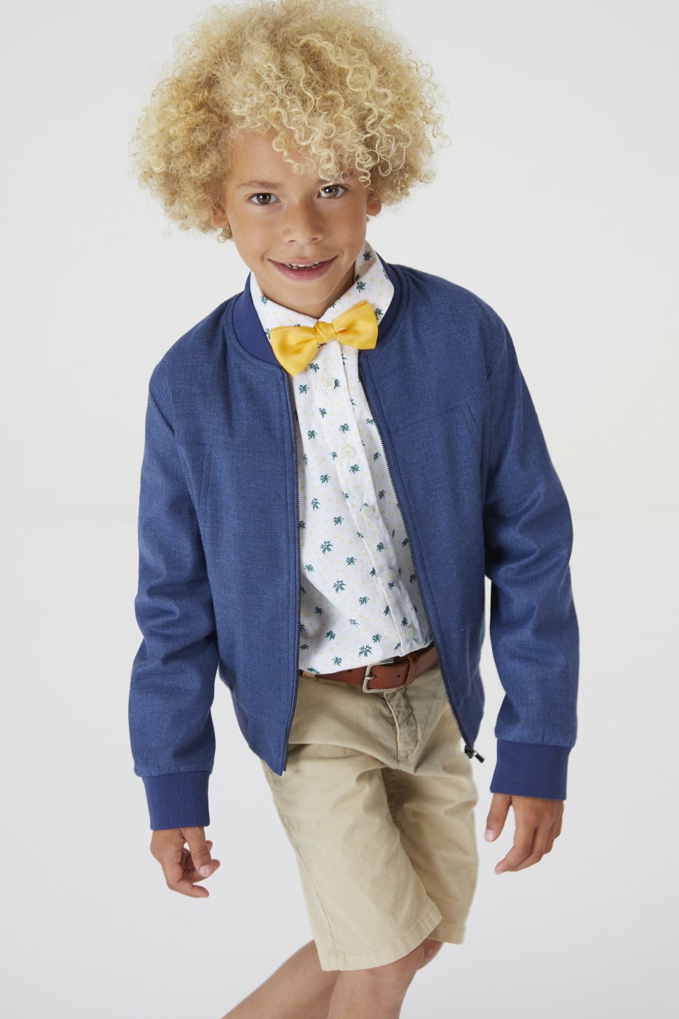 Blue Bay Vlinderdas ‘Daan – Geel’ (228650)