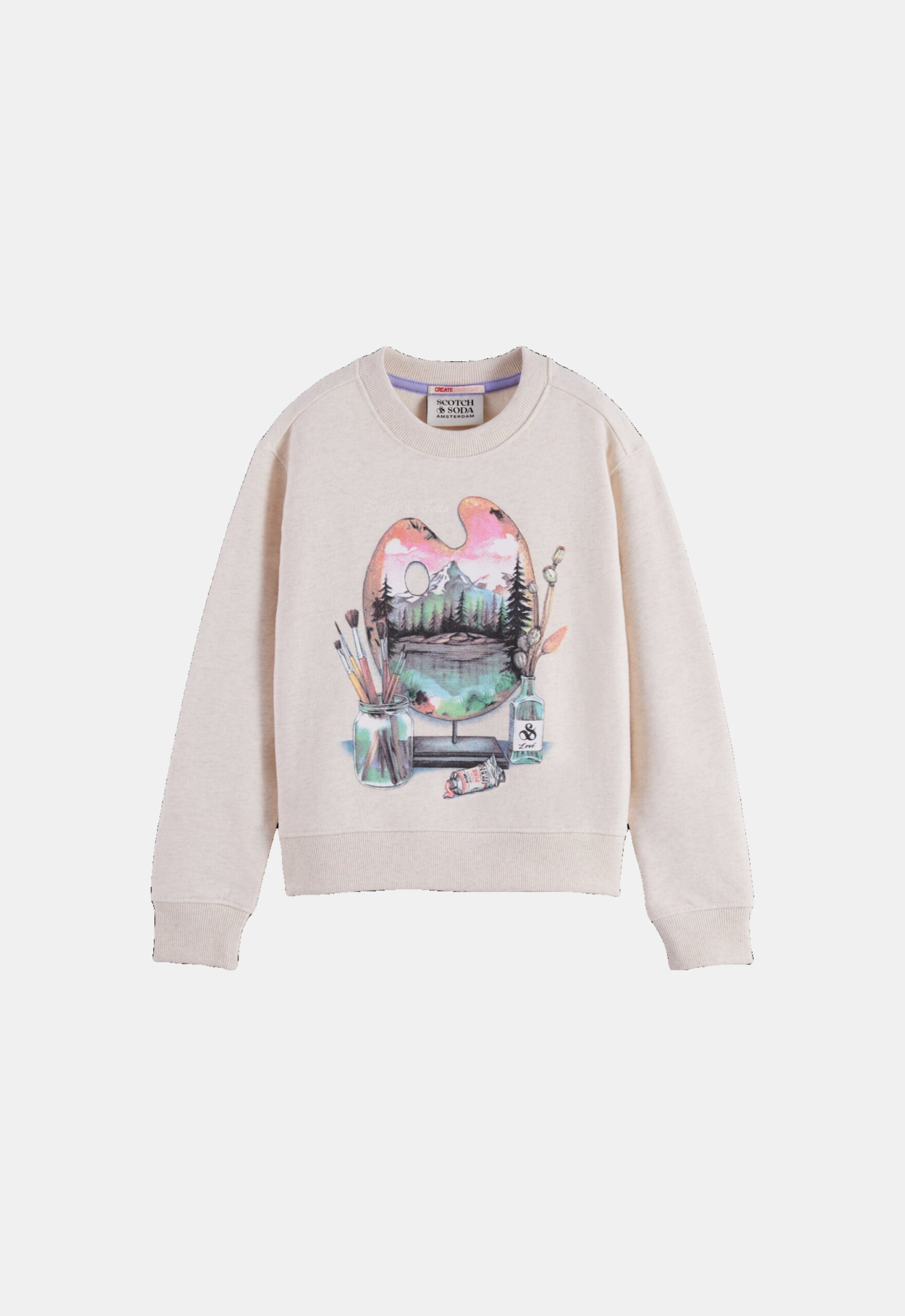 Scotch & Soda Sweater ‘Relaxed-Fit Artwork’ (235723)