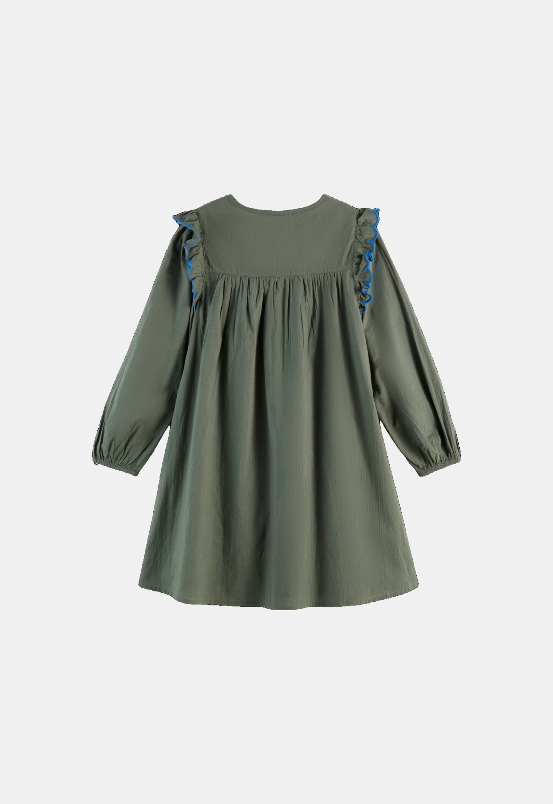 Scotch & Soda Seersucker Jurk met Borduursel (235731) Scotch & Soda Seersucker Jurk met Borduursel (235731)
