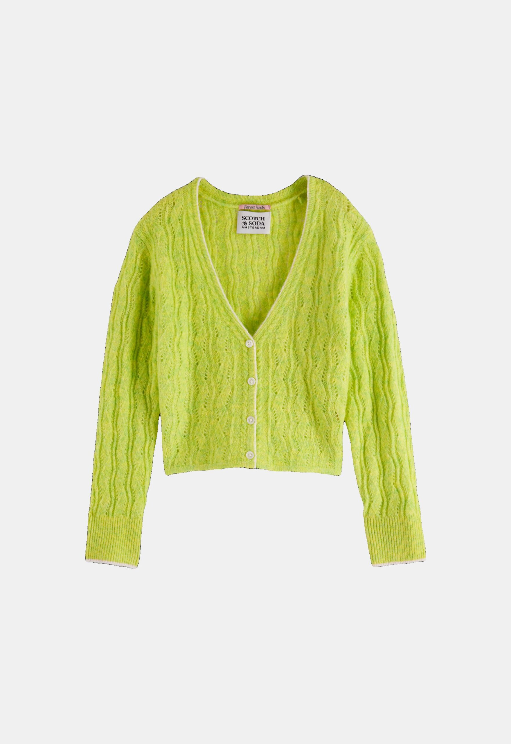 Scotch & Soda Cardigan ‘Limeaid Melange’ (235729)