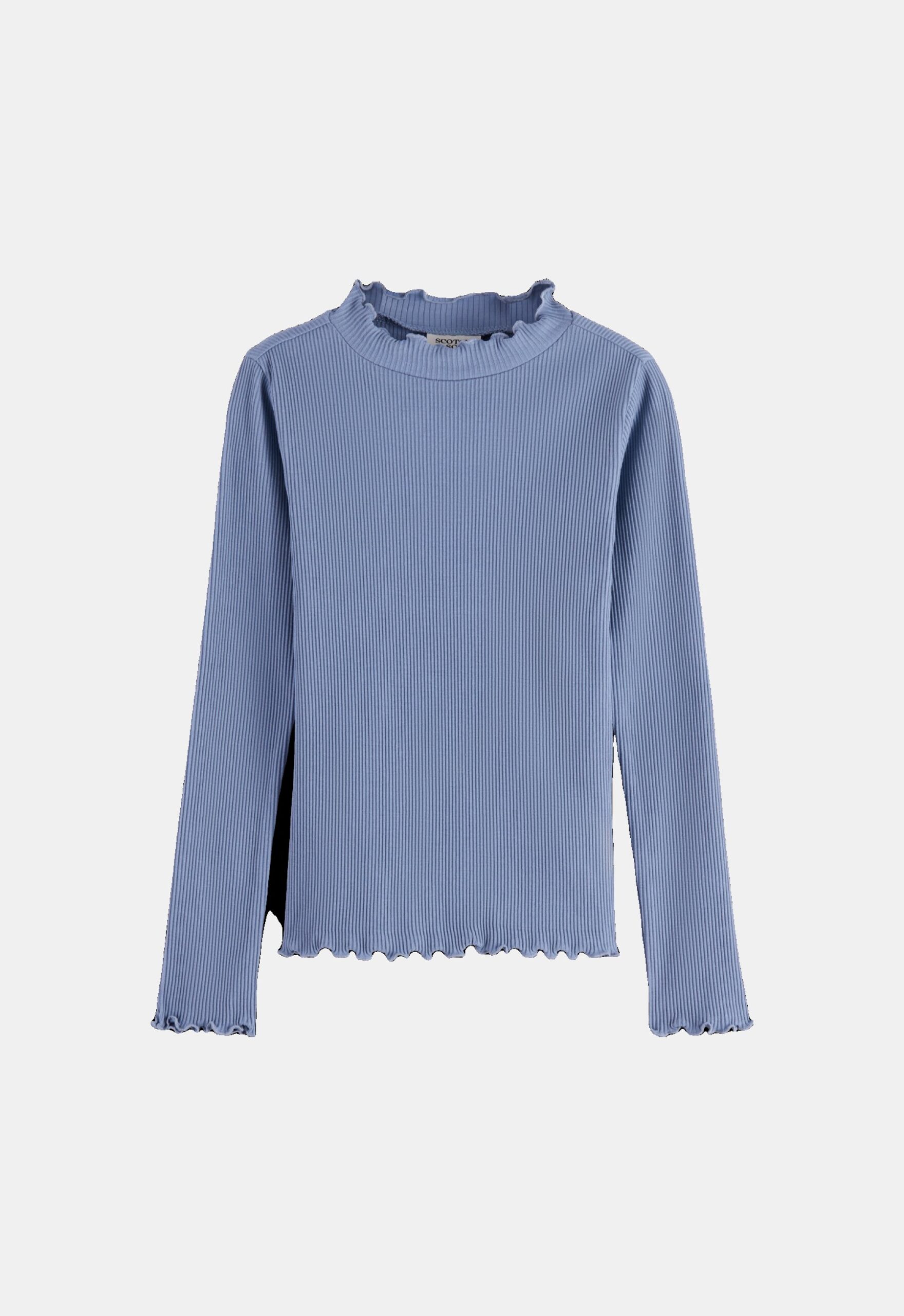 Scotch & Soda Longsleeve T-Shirt ‘Faded Denim’ (235724)
