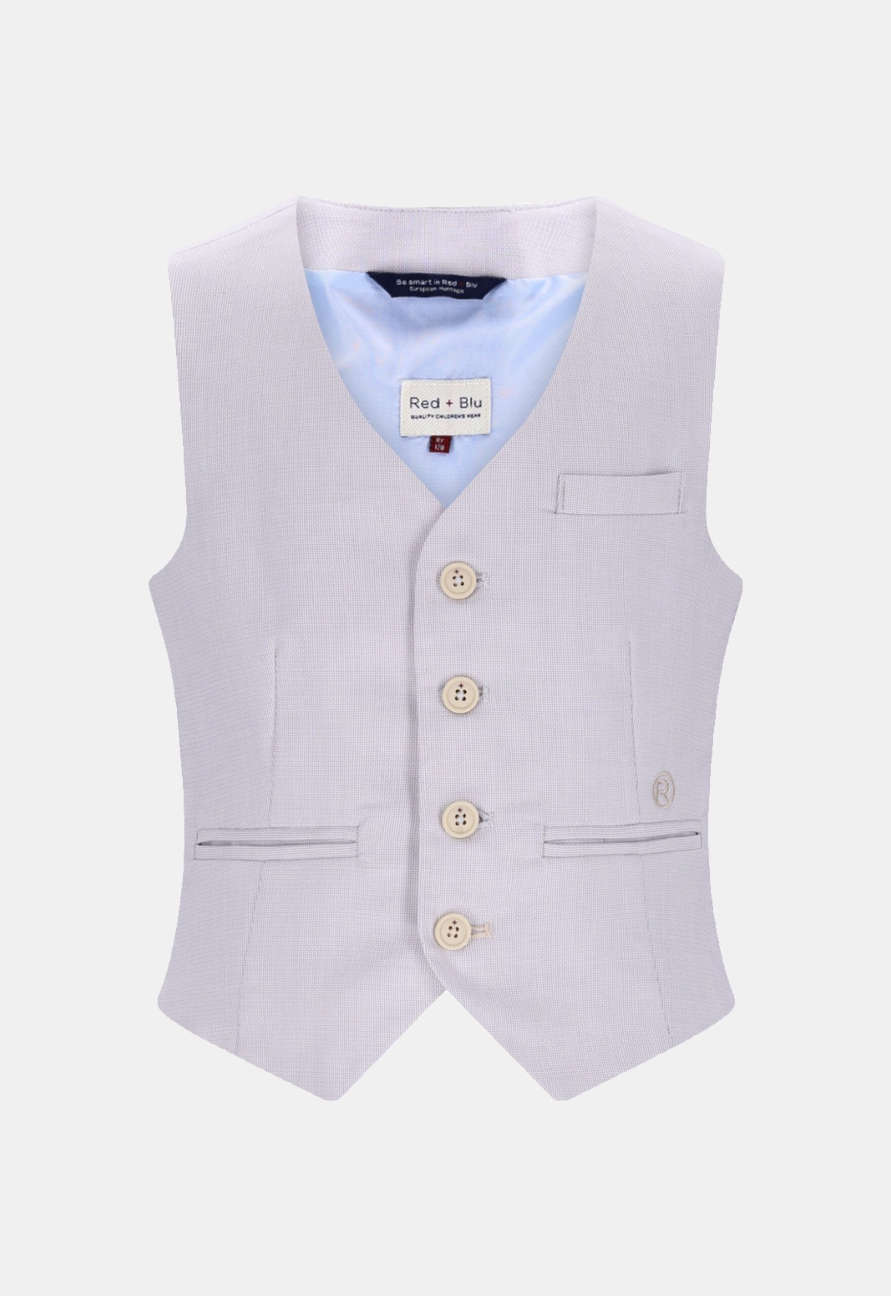 Red & Blu Gilet ‘Bob’ Grey (230568)