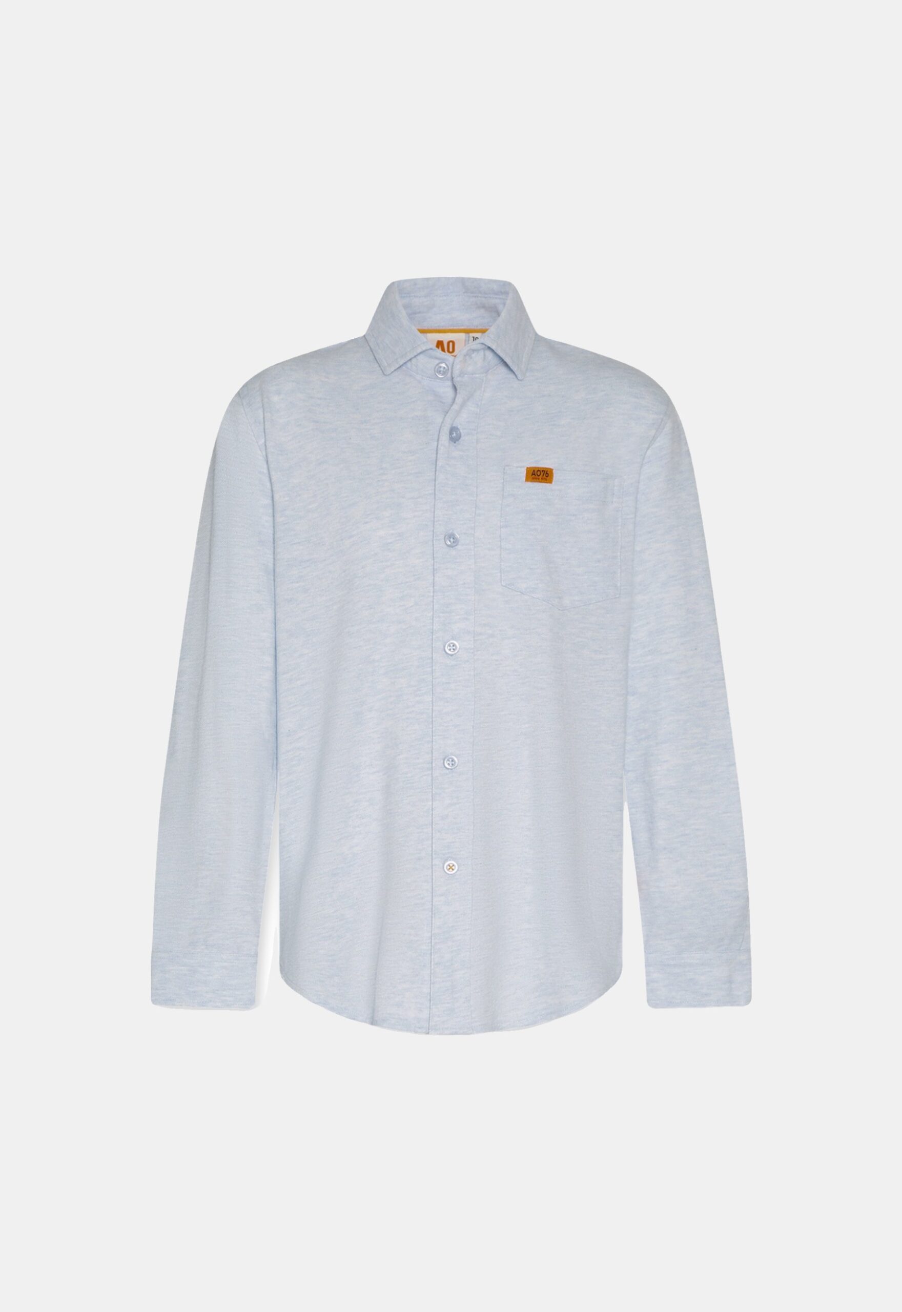 AO76 Overhemd ‘Heather Light Blue’ (226861)