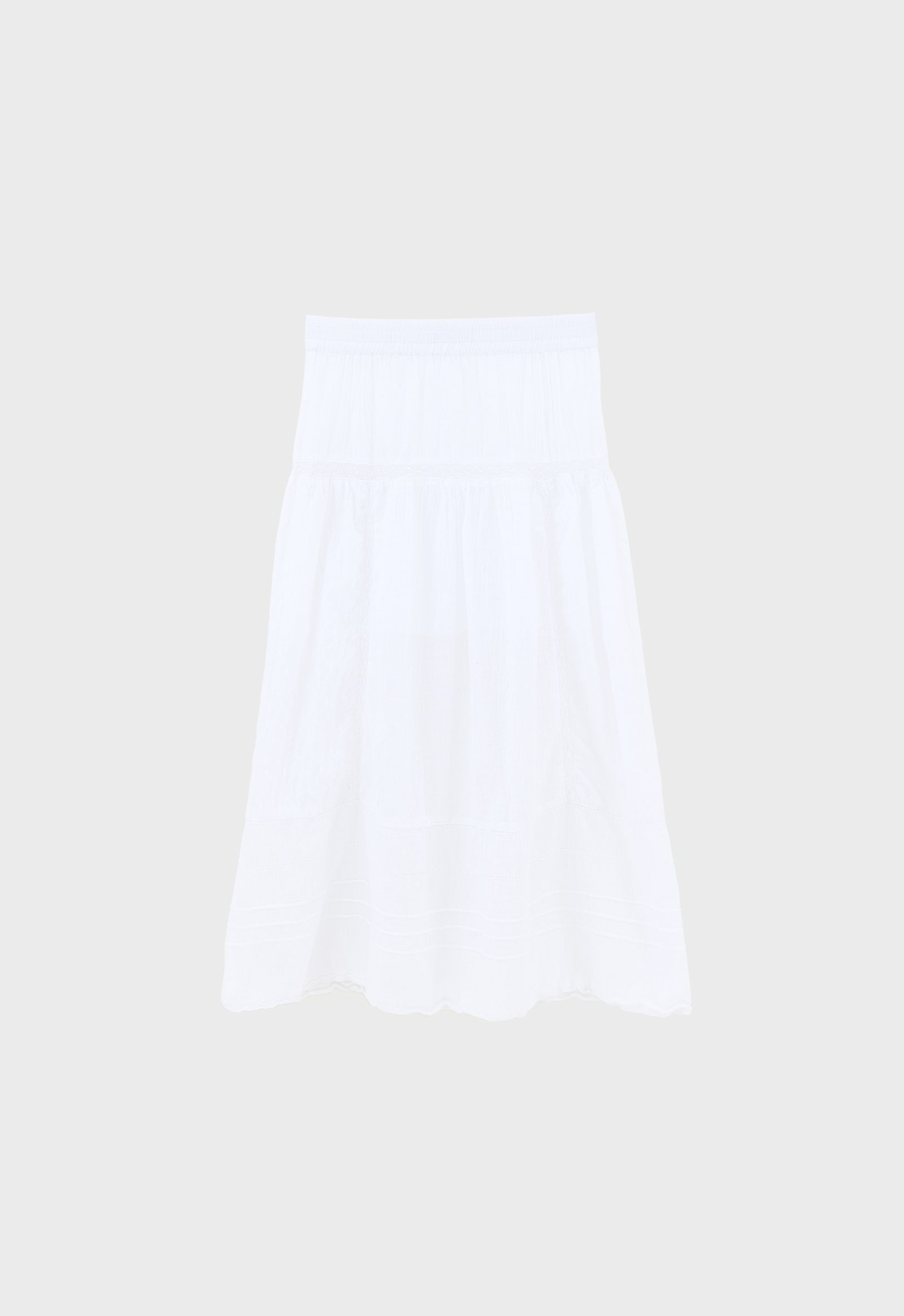 Bellerose Maxi-Rok ‘Hocus White’ (228941) Bellerose Maxi-Rok ‘Hocus White’ (228941)