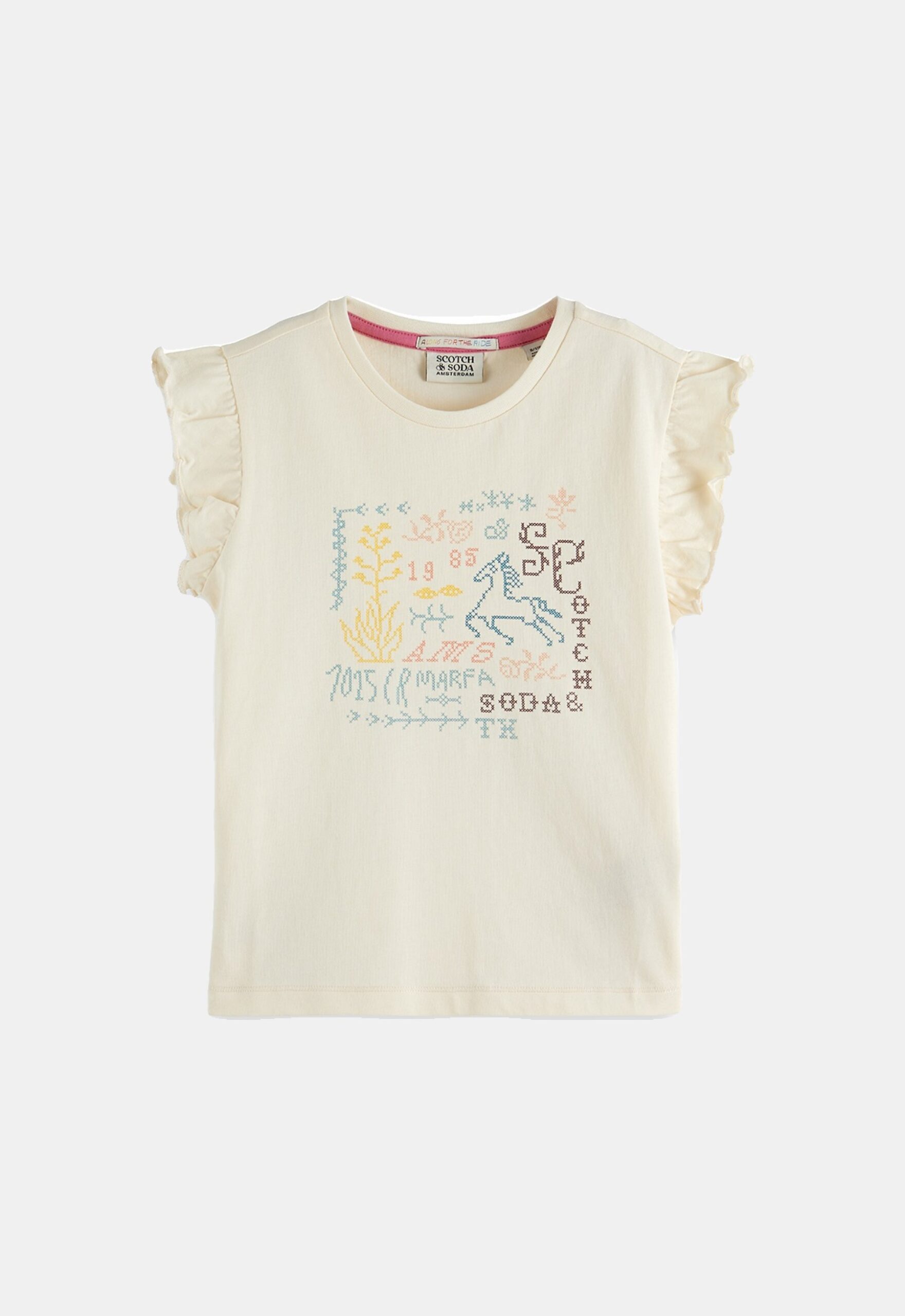 Scotch & Soda T-Shirt ‘Artwork Eggnog’ (235745)