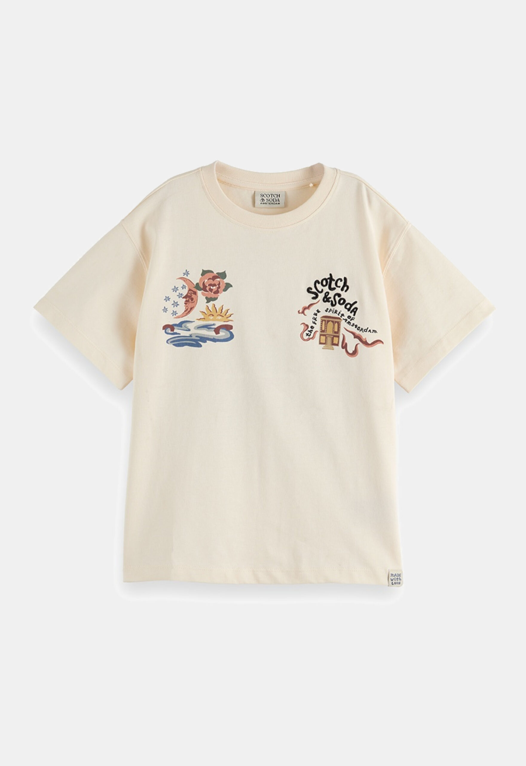 Scotch & Soda Relaxedfit T-Shirt ‘Eggnog’ (235765) Scotch & Soda Relaxedfit T-Shirt ‘Eggnog’ (235765)