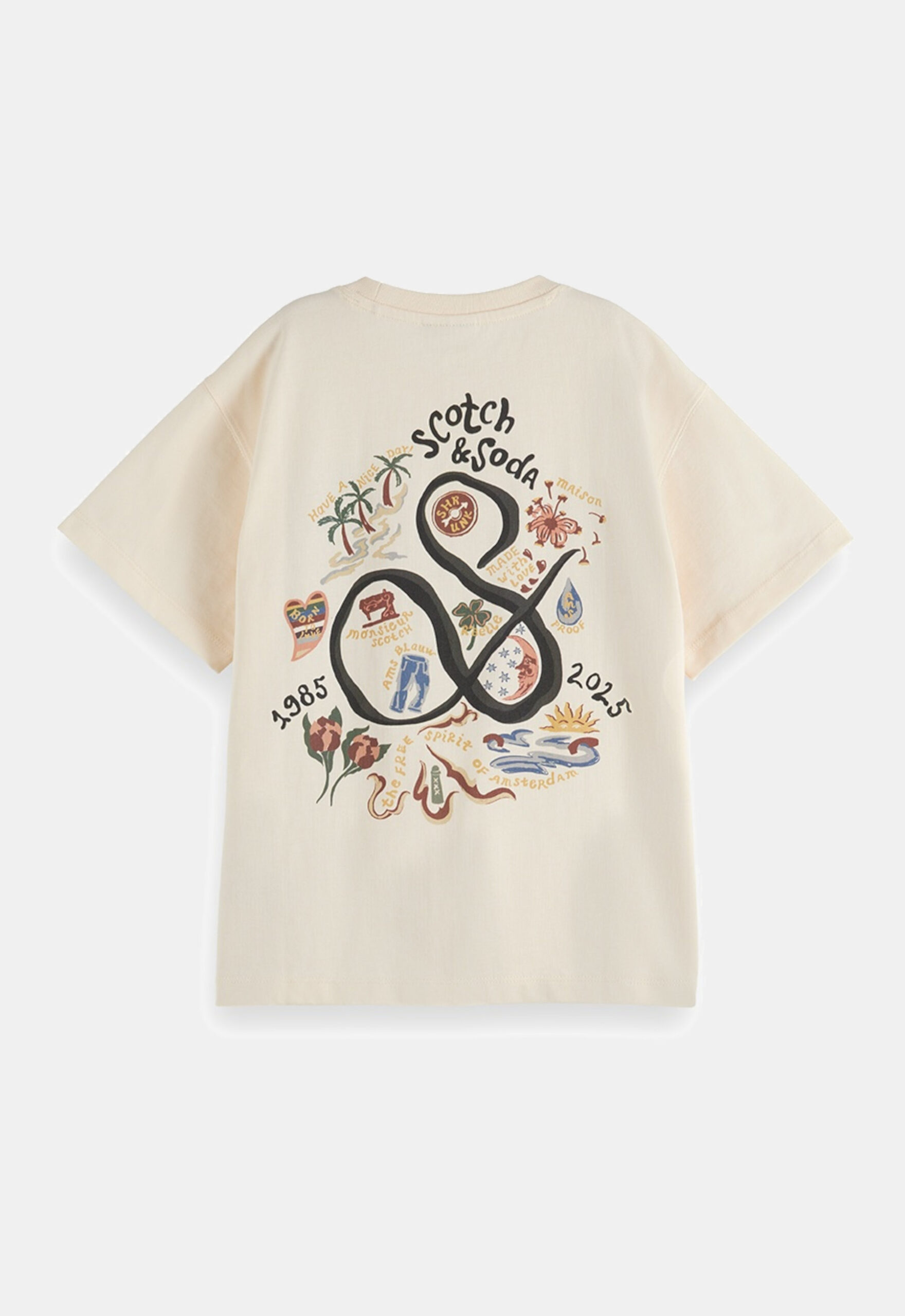 Scotch & Soda Relaxedfit T-Shirt ‘Eggnog’ (235765) Scotch & Soda Relaxedfit T-Shirt ‘Eggnog’ (235765)