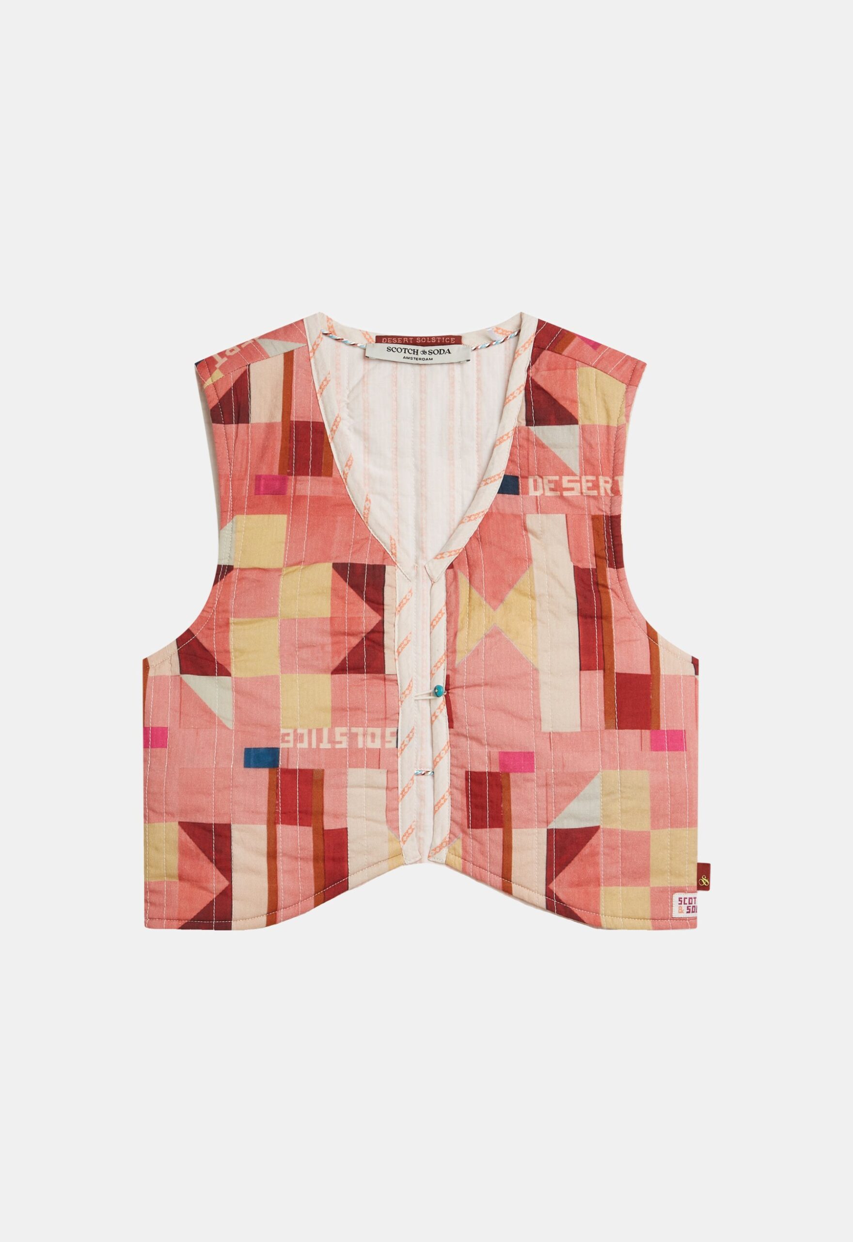 Scotch & Soda Gilet ‘Canyon Clay’ (235746)