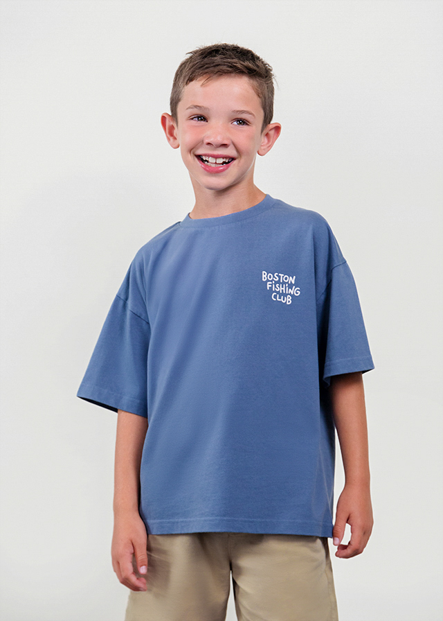 Boston T-Shirt ‘Fishing Club’ (227916) Boston T-Shirt ‘Fishing Club’ (227916)