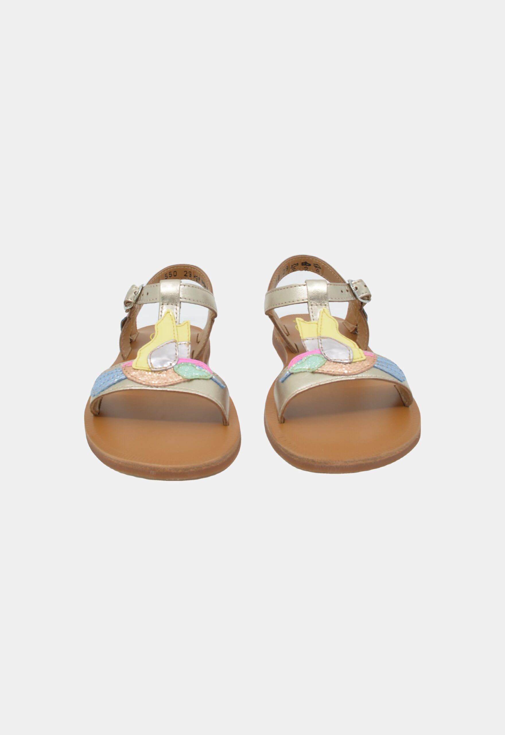 Pom d'Api Sandalen Goud (227938) Pom d'Api Sandalen Goud (227938)