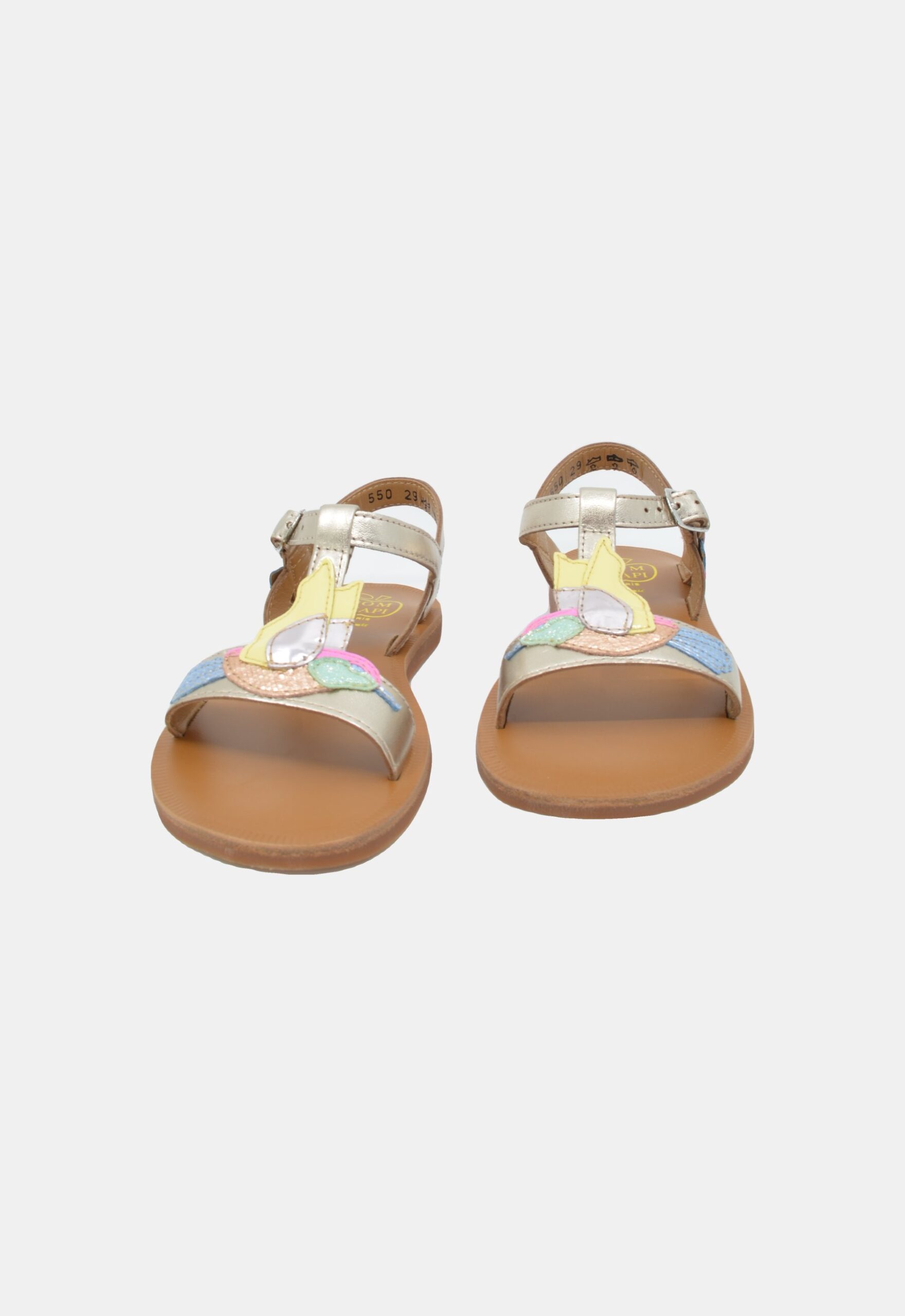 Pom d'Api Sandalen Goud (227938) Pom d'Api Sandalen Goud (227938)