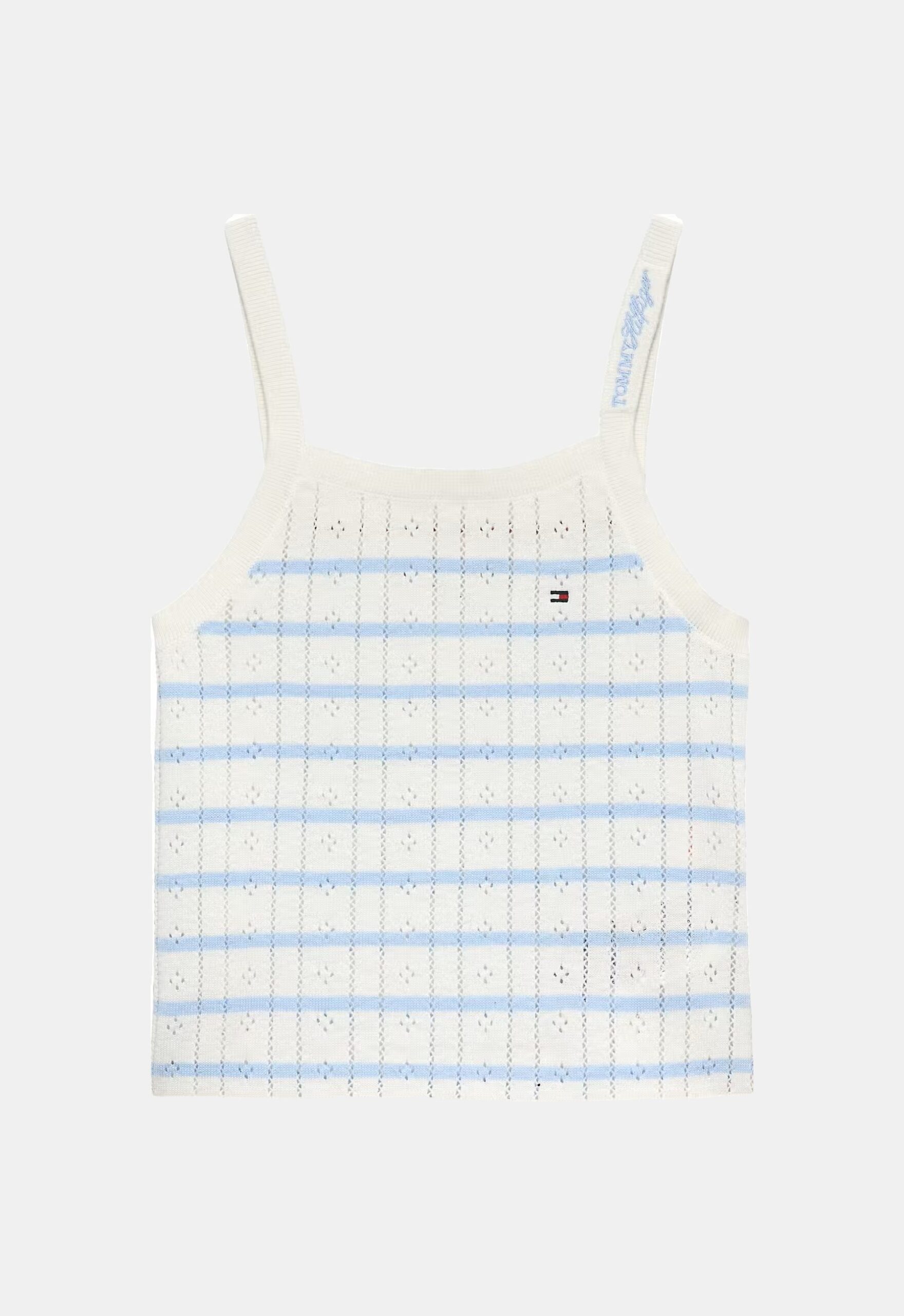 Tommy Hilfiger Tank Top ‘Pointelle Ivory Blue’ (229880) Tommy Hilfiger Tank Top ‘Pointelle Ivory Blue’ (229880)