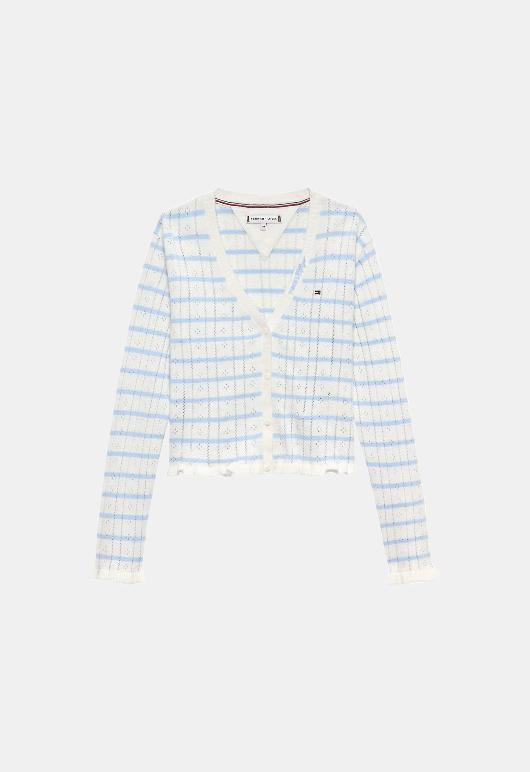 Tommy Hilfiger Cardigan ‘Pointelle Ivory Blue’ (229881)