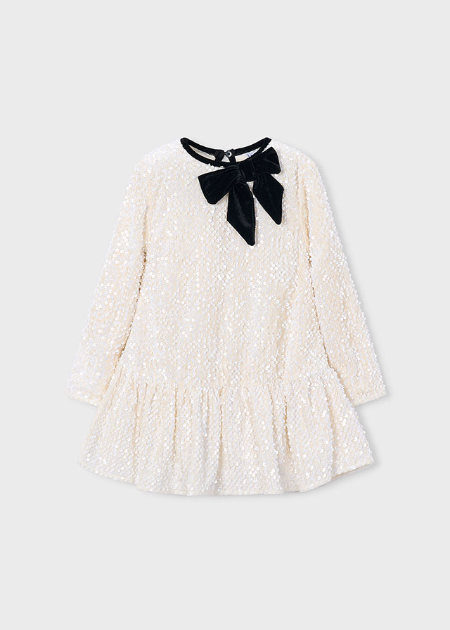 Mayoral Jurk ‘White Sparkle’ (226948)