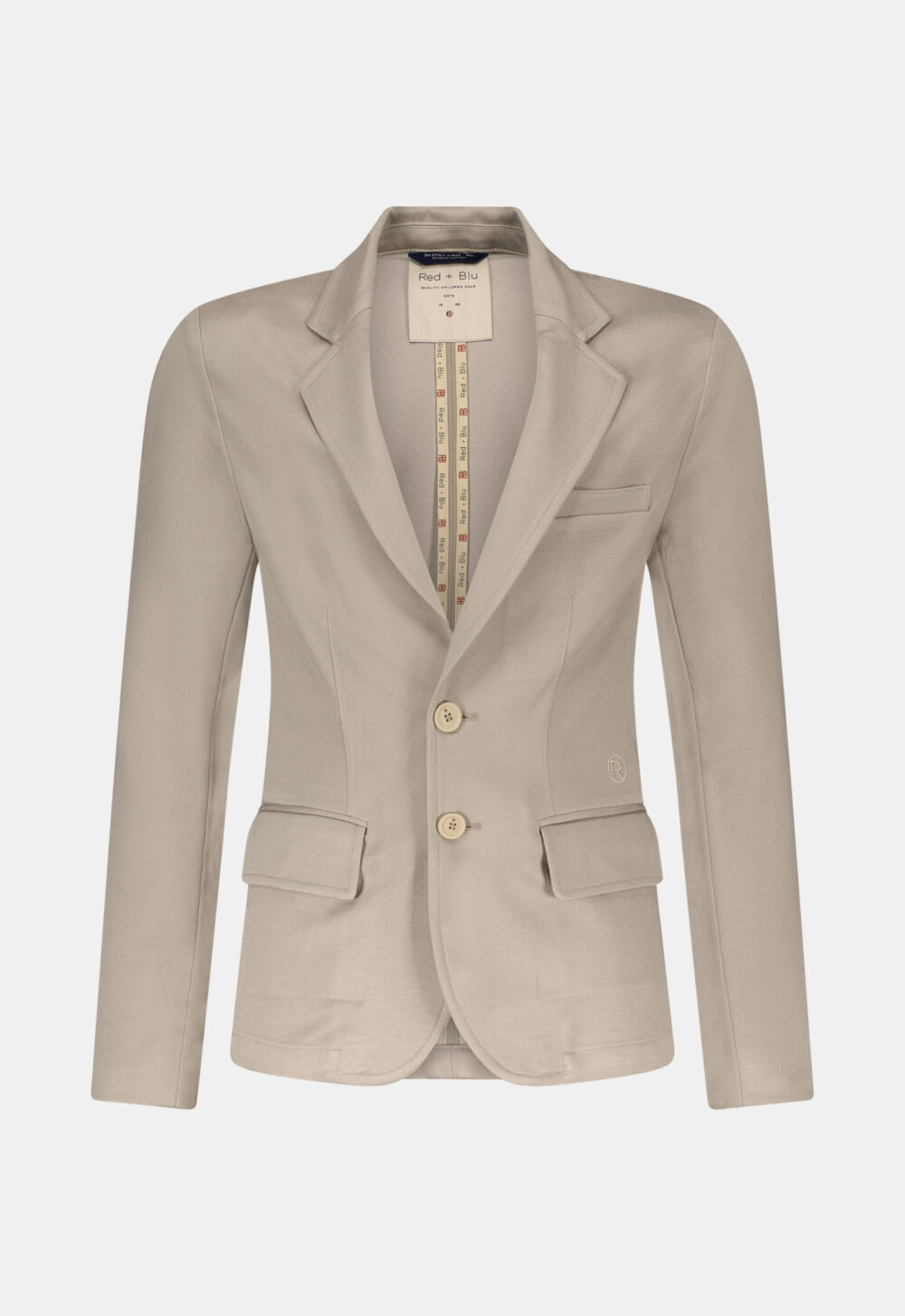 Red & Blu Blazer ‘Light Grey’ (230531)