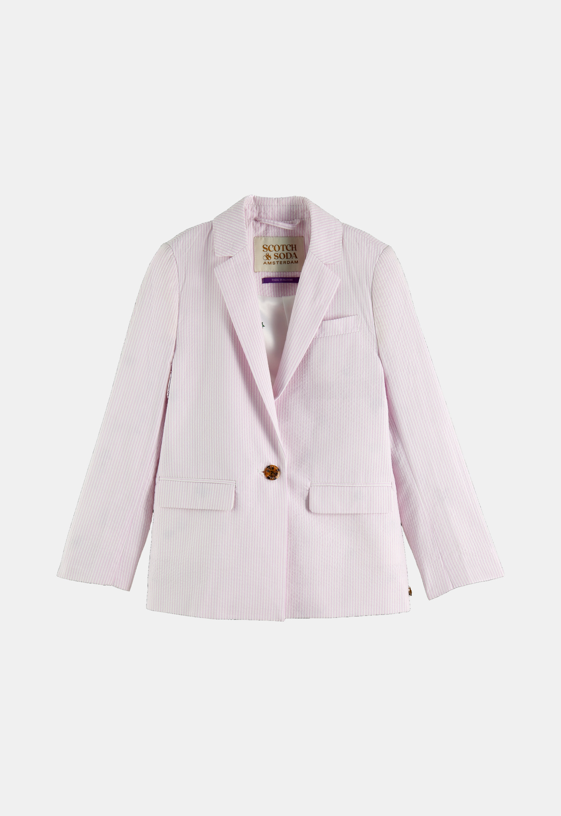 Scotch & Soda Gestreepte Seersucker Blazer (227008) Scotch & Soda Gestreepte Seersucker Blazer (227008)