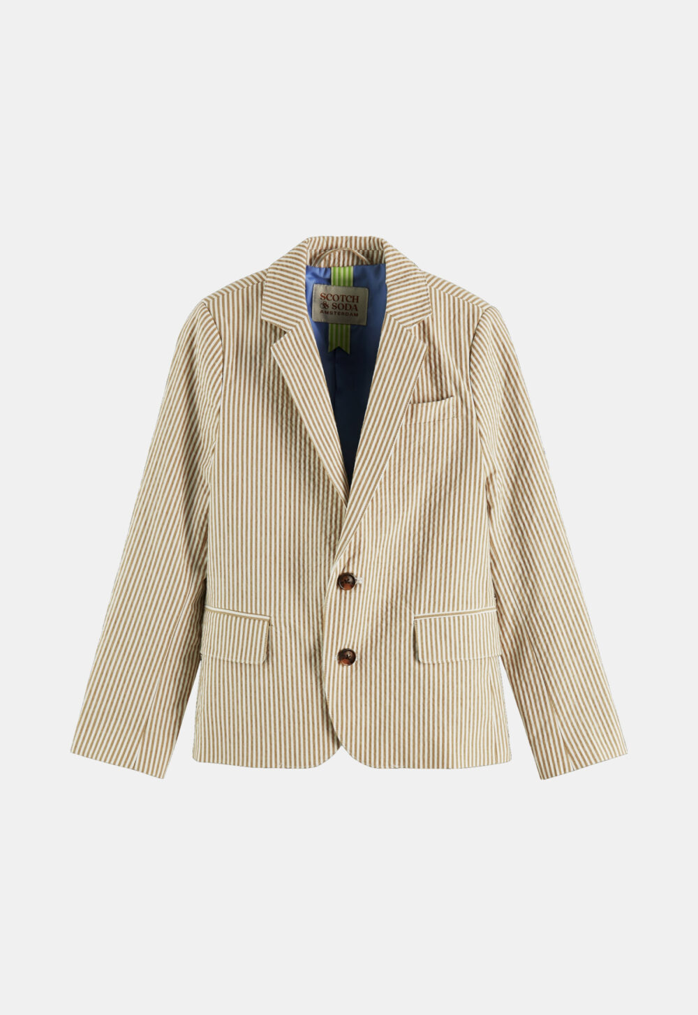 Scotch & Soda Gestreepte Seersucker Blazer (227001)