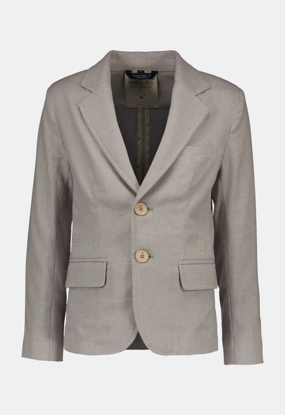 Red & Blu Blazer ‘Light Grey’ (230520)